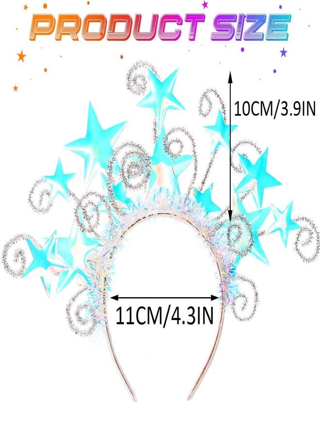 Yean Christmas Headbands Light Up Star Headband Holiday Hair Accessories for women (Color, One size) - Image 4
